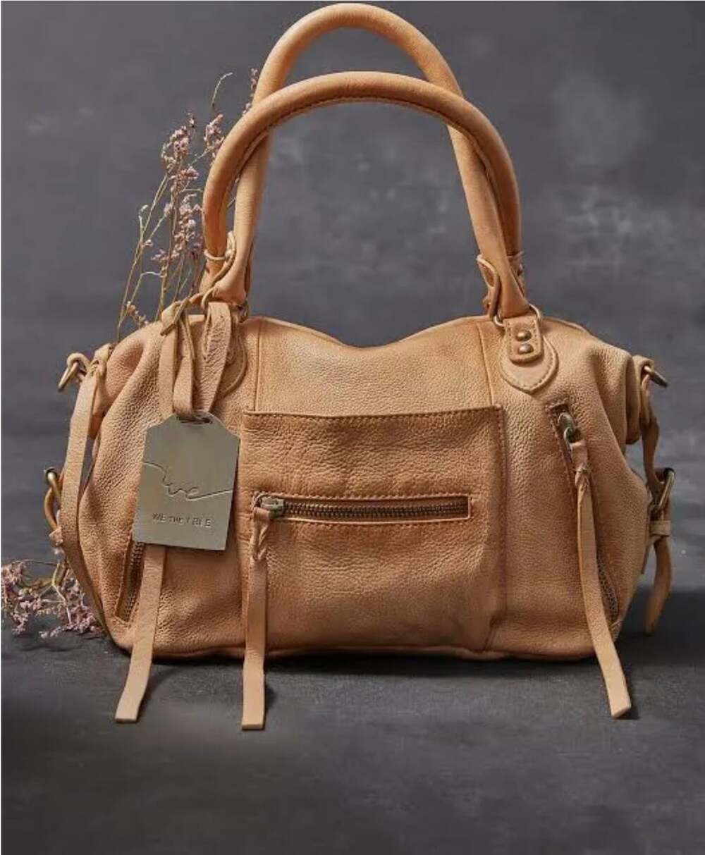 Free People We The Free Baby Emerson Handbag Tan Leather